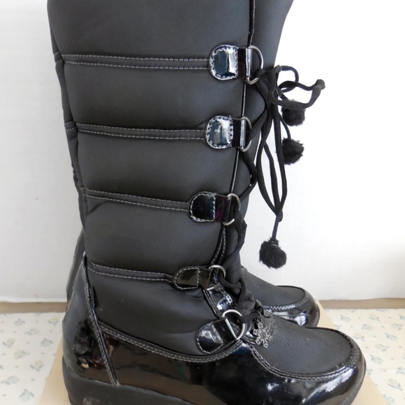 Sporto "Lana" Size 9 black lace-up winter boots - Picture 8 of 8